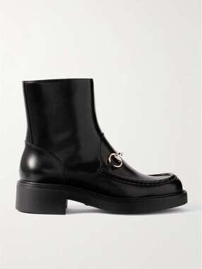 Gucci Horsebit Leather Boots(PLEASE REQUEST YOUR SIZE BEFORE PURCHASING)